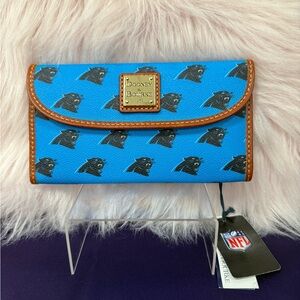 Dooney & Bourke Carolina Panthers NFL continental wallet
